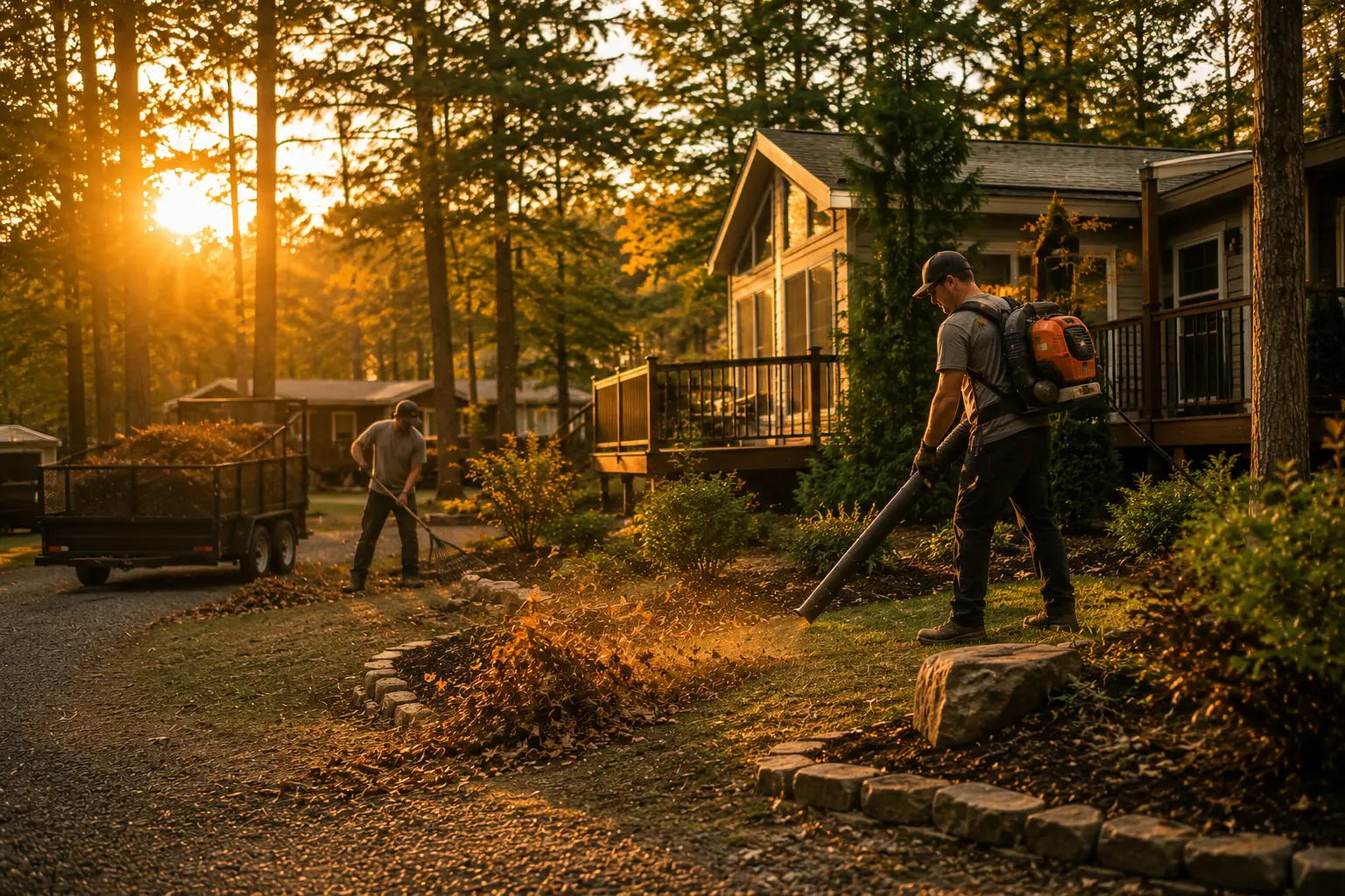 Seasonal property cleanup service in Eagle Lake and Gouldsboro, PA
